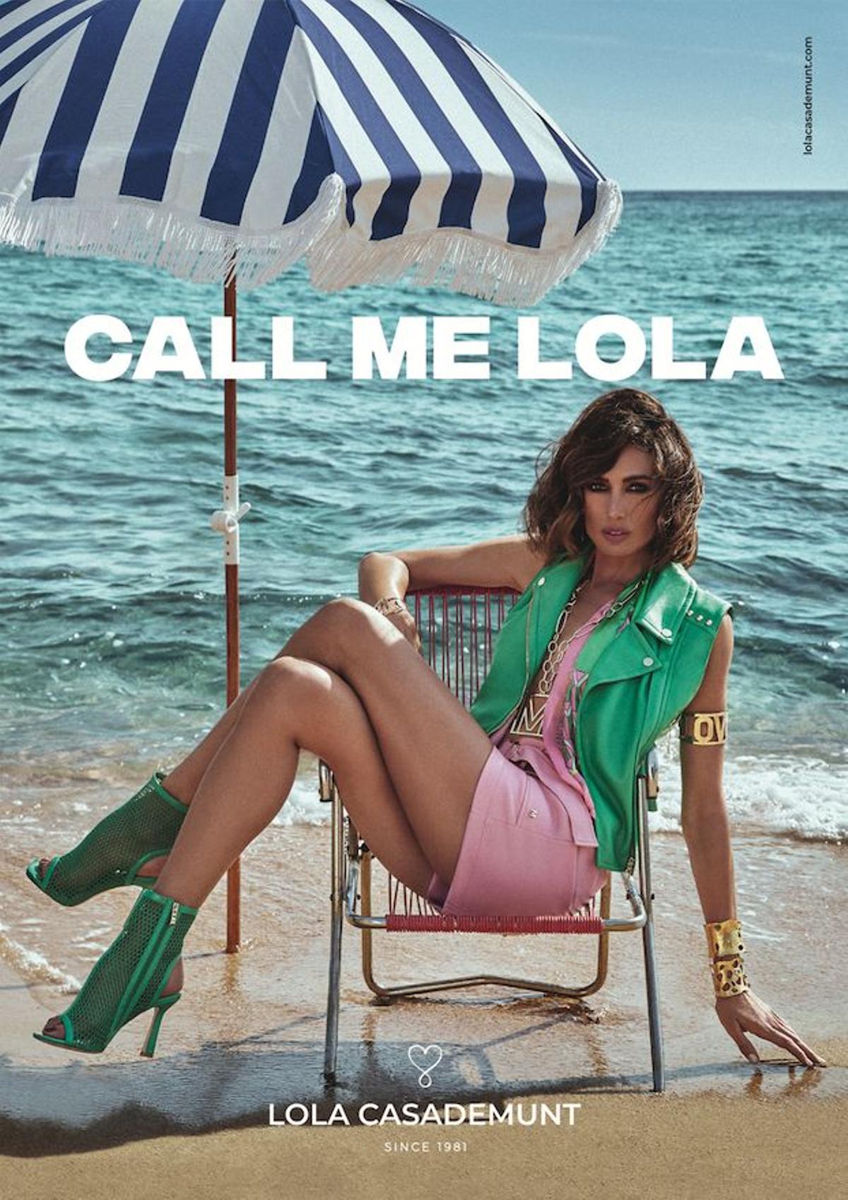 Nieves Álvarez, imagen de la campaña Call Me Lola de Lola Casademunt