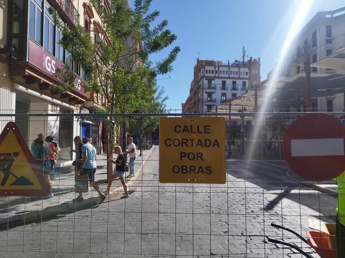 Arrancan los cortes de tráfico en Campana y Martín Villa por las obras del tranvibús