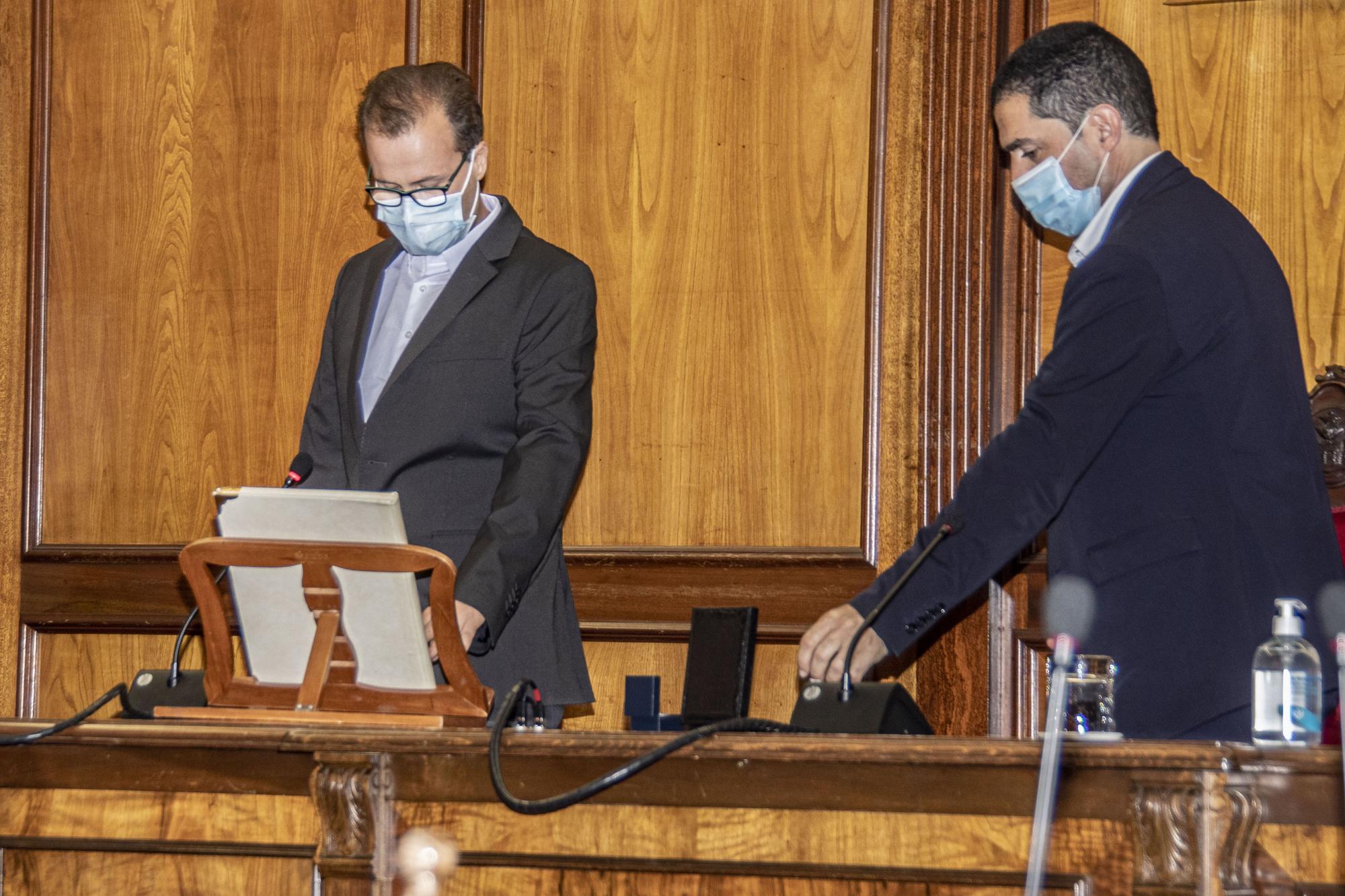 Toma de posesión de Jordi Segura, nuevo concejal del PSOE en Alcoy