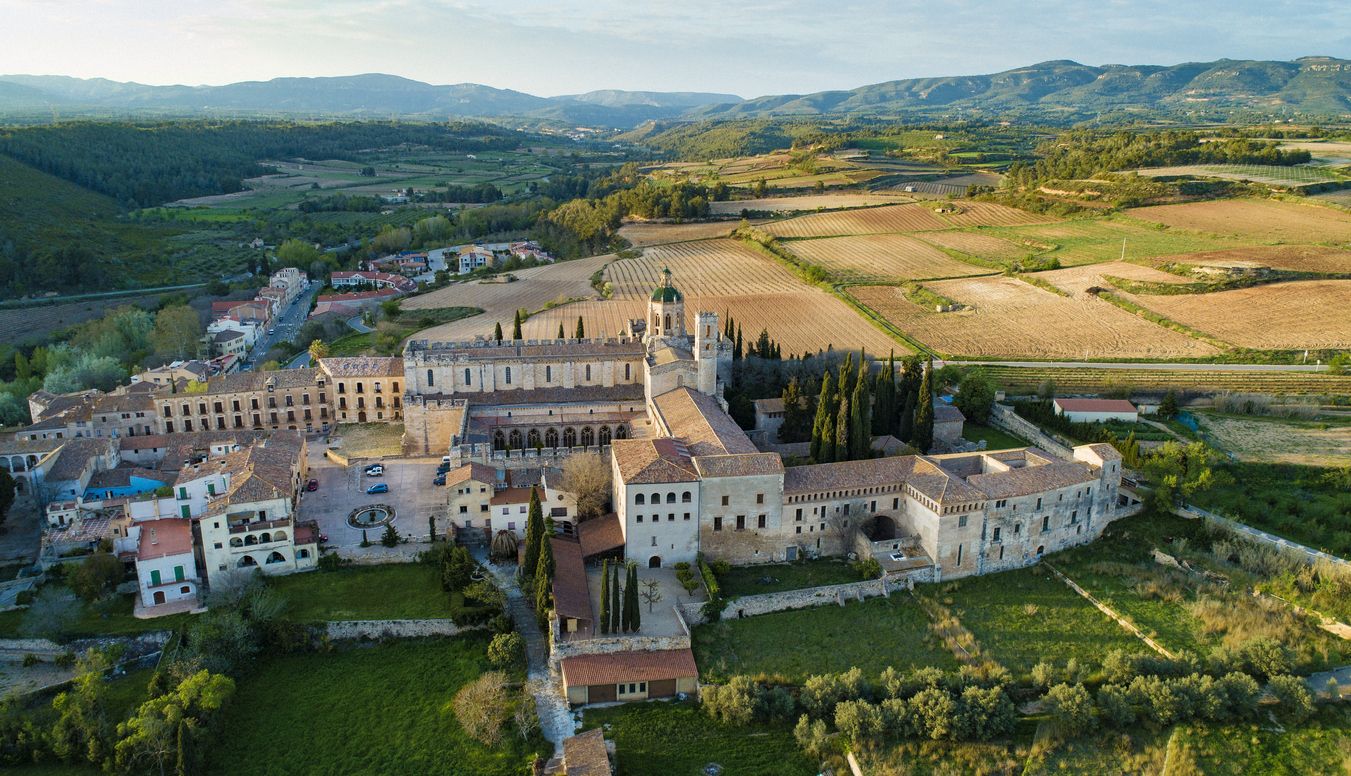 El Monasterio de Santes Creus es el único de los tres que no alberga una comunidad de monjes