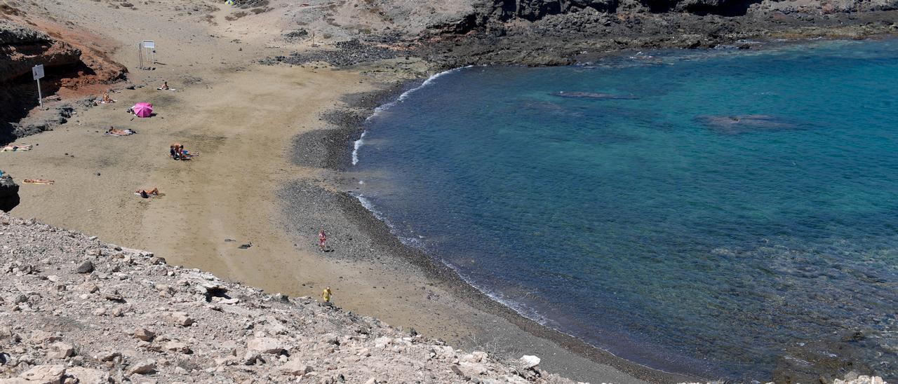 La playa de Aguadulce, en Telde.