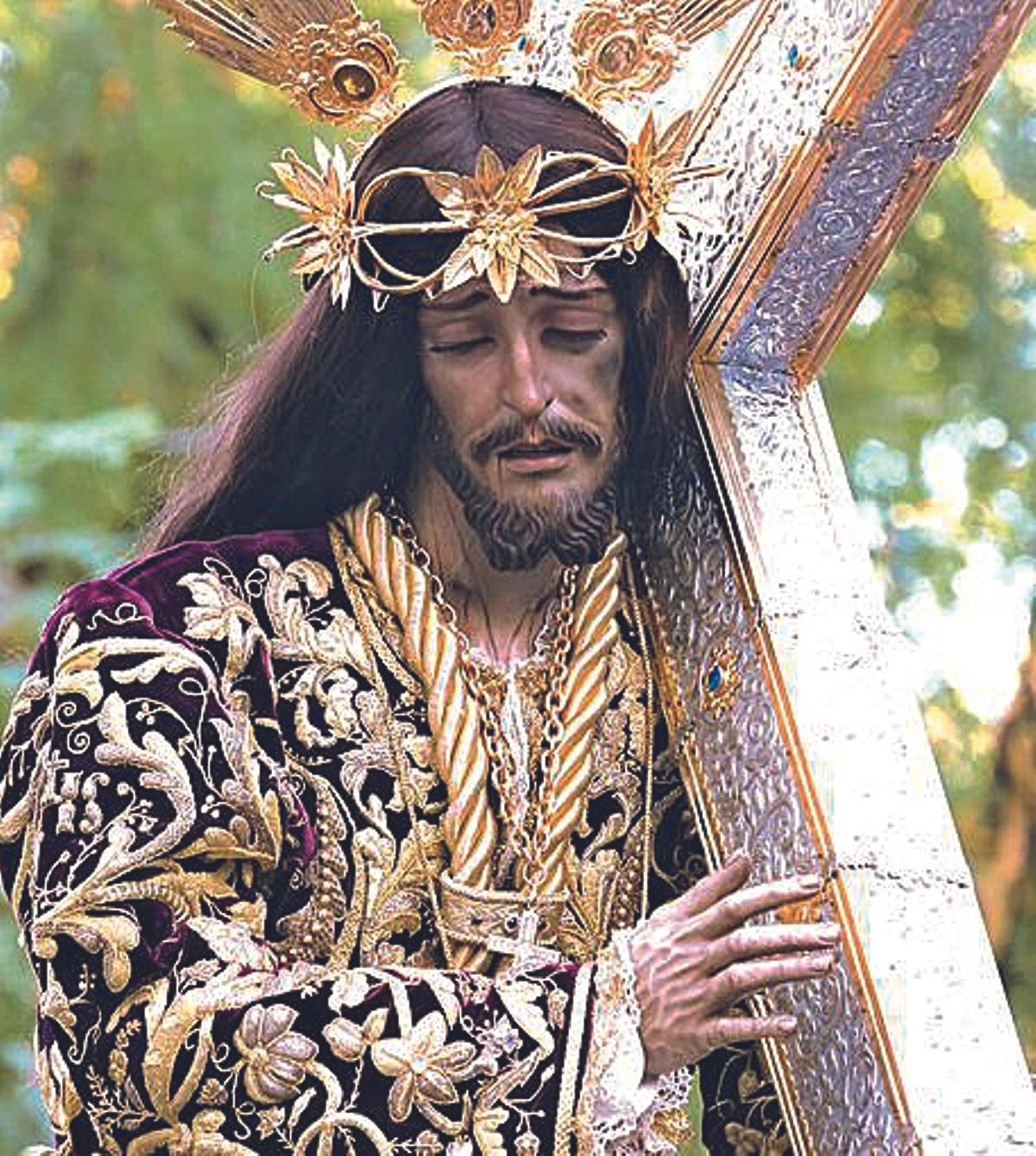 Viernes Santo. Jesús Nazareno, una talla que se atribuye a José de Mora.
