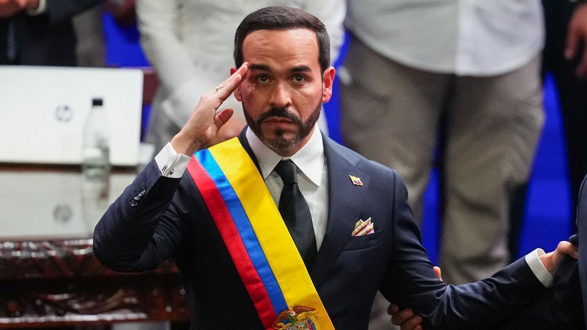 Abelardo de la Espriella al poco se ser nombrado presidente de Colombia.