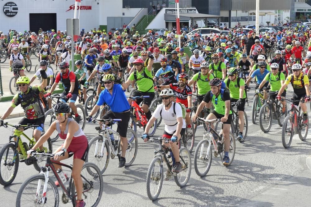 Marcha ciclista contra las multas del Seprona