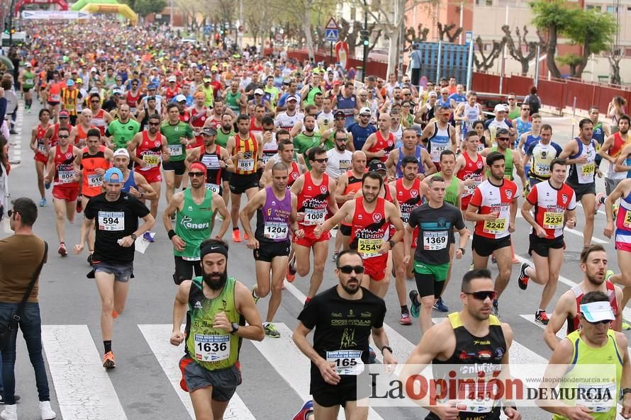 Media Maratón de Murcia: salida