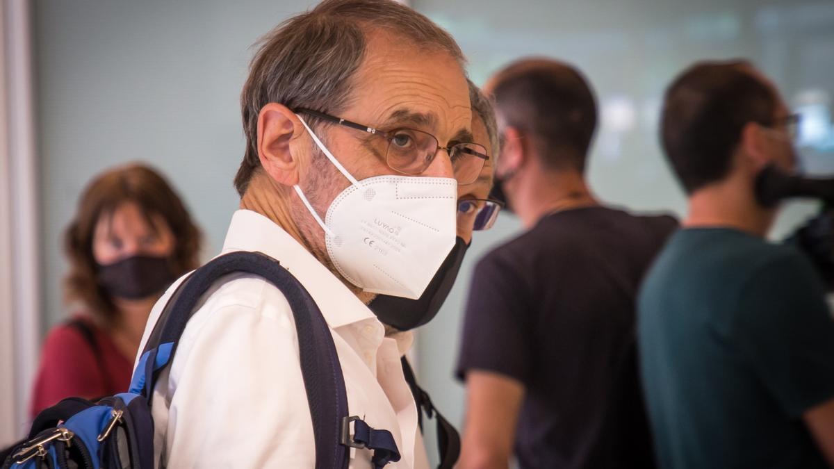 Josu Ternera, en los juzgados de París.