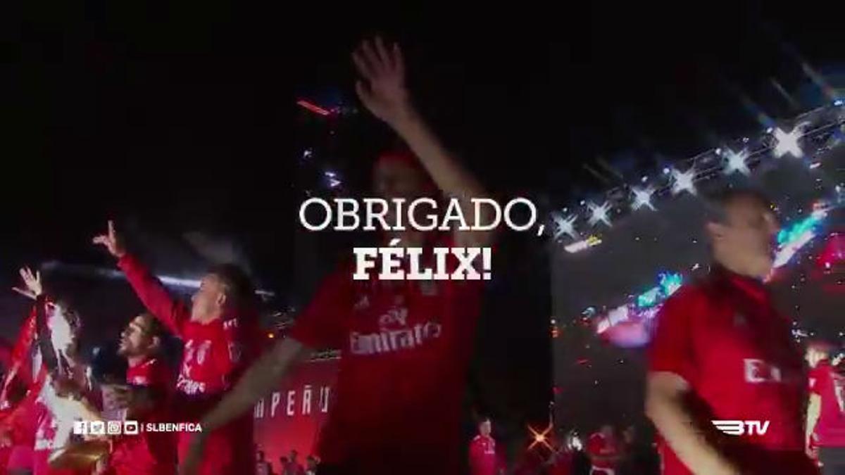 El vídeo de despedida del Benfica a Joao Félix