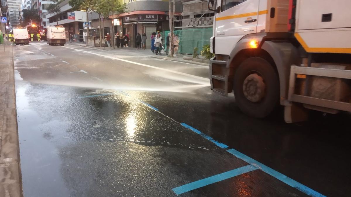 Limpieza tras el Carnaval de Día de Santa Catalina