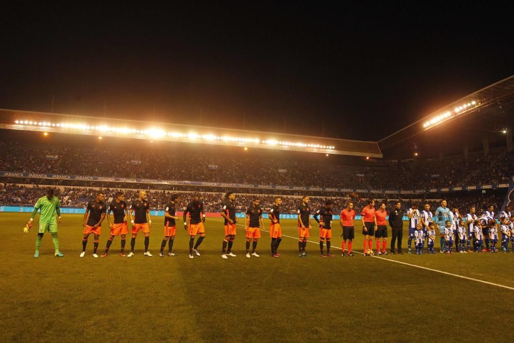 Deportivo - Valencia, en imágenes