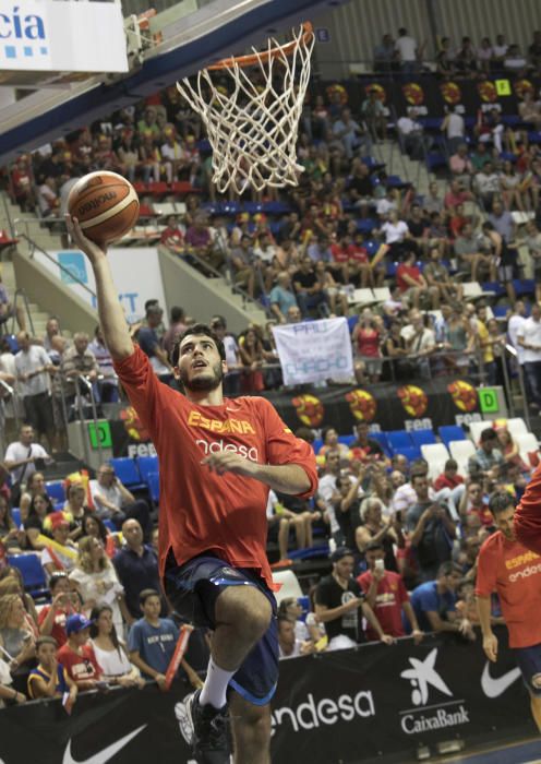 08/08/2017 deportes  partido entre la selección española  de Baloncesto contra Tunez