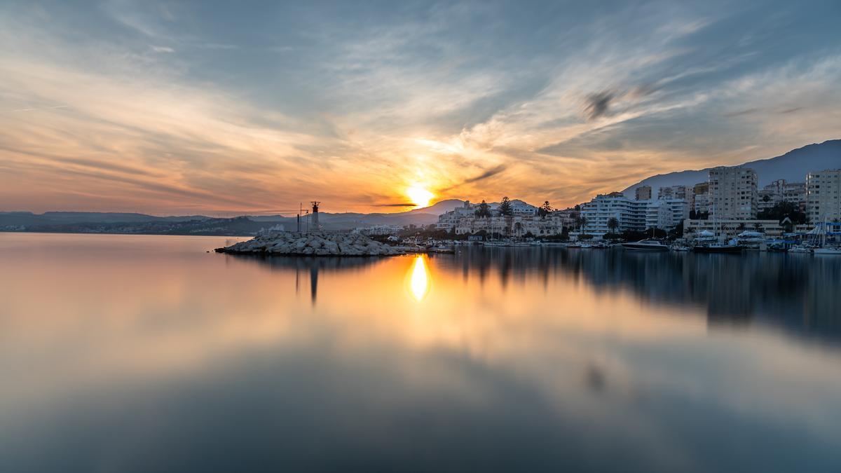 Atardecer en Estepona