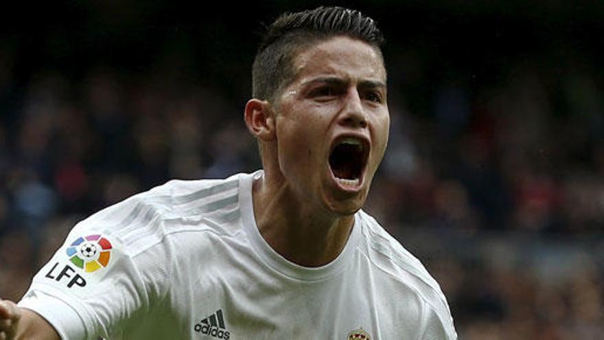 El futbolista colombiano del Real Madrid James