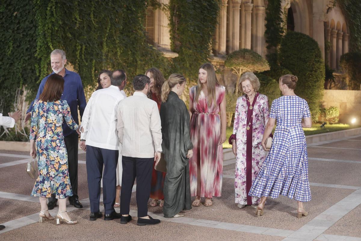 Las imágenes de la recepción de la Familia Real en Marivent