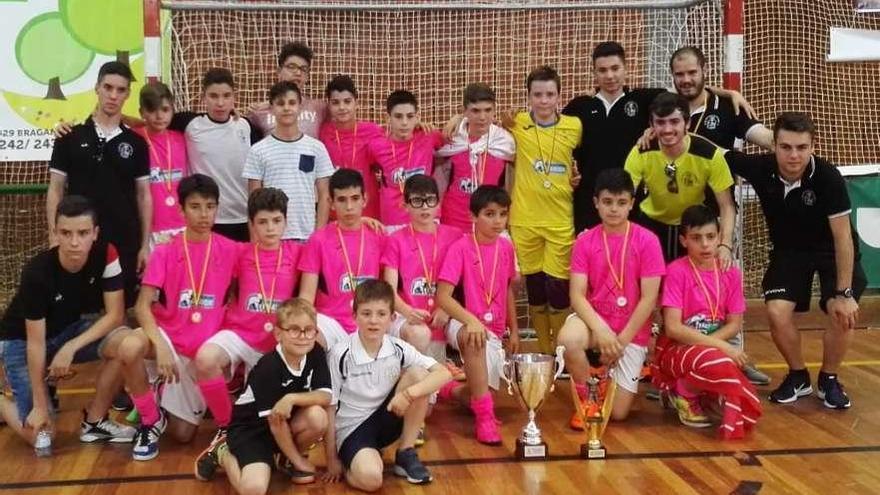 El River Zamora infantil, subcampeón en Braganza