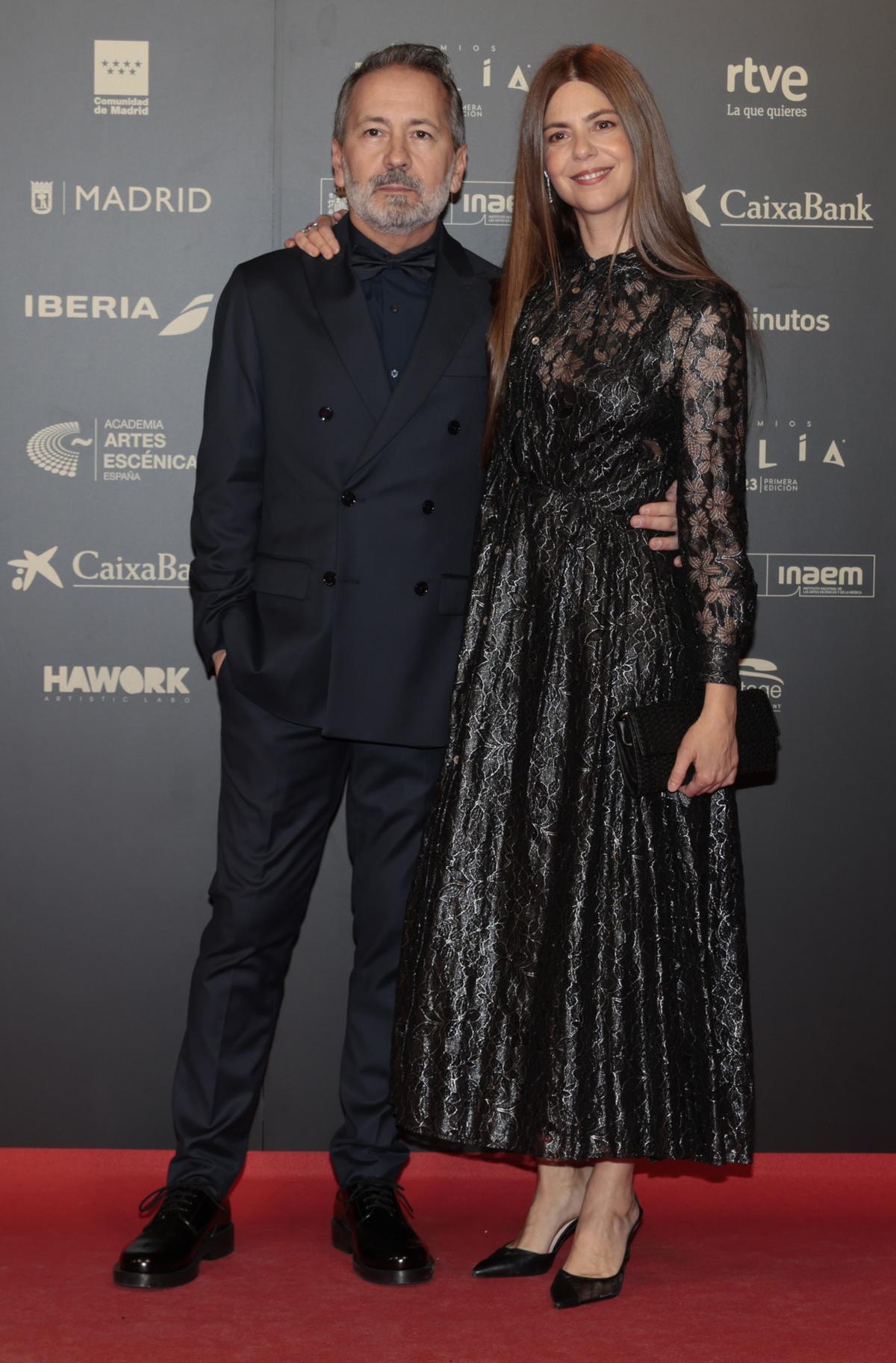 Manuela Velasco junto a su pareja, Rafa Castejón