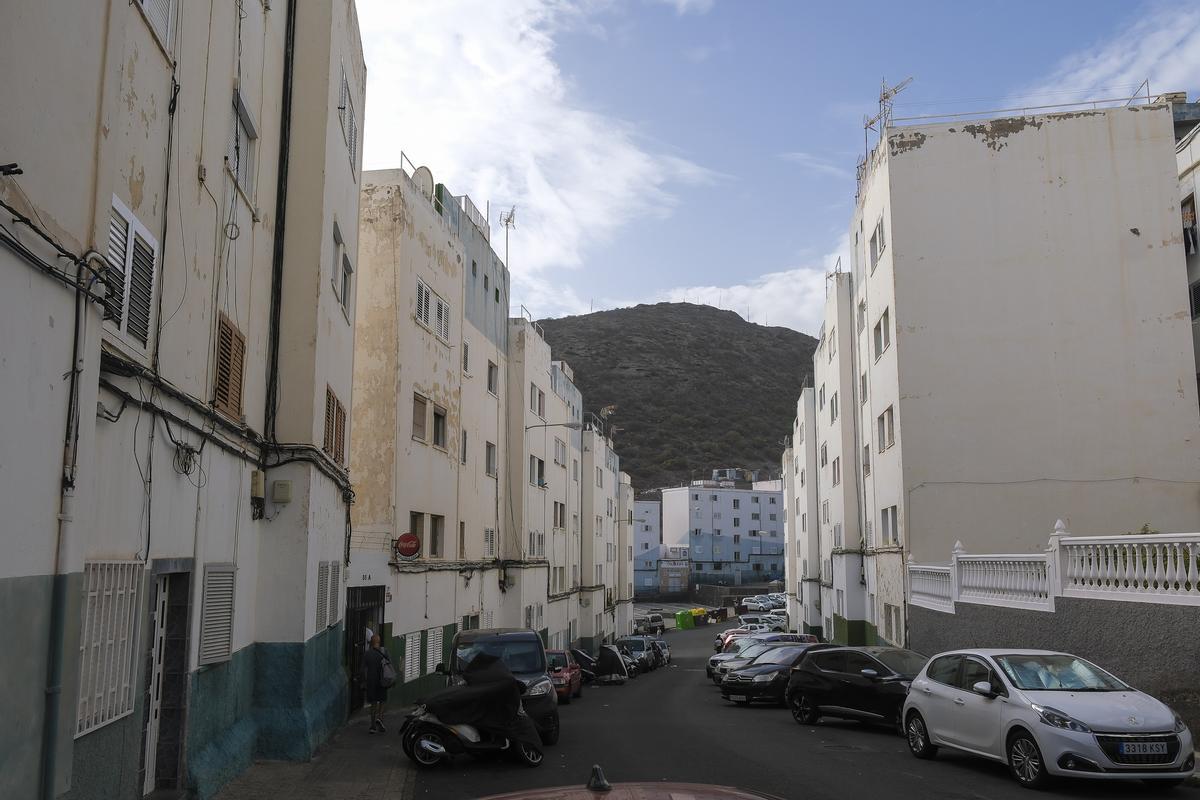 Vista de los edificios de Zárate.