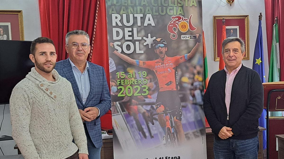 Presentación en Iznájar de la cuarta etapa de la Vuelta Ciclista a Andalucía 2023.
