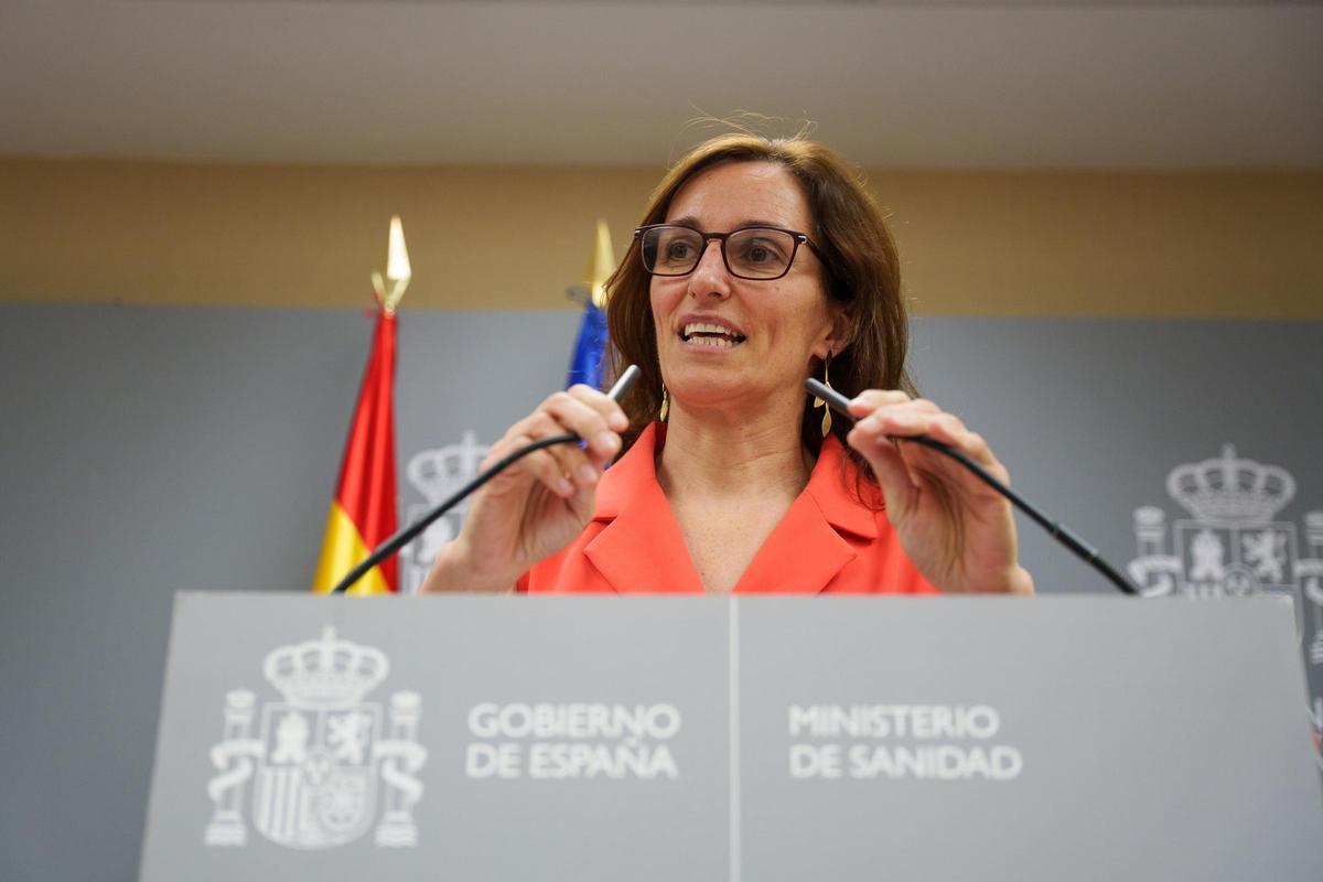 La ministra de sanidad, Mónica García.