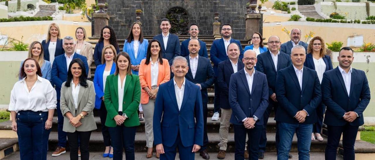 Candidatura de CC en La Orotava para las elecciones de mayo de 2023