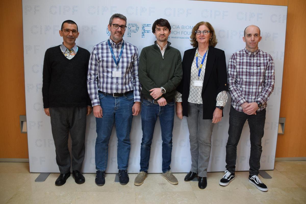 El equipo mixto de Microscopía Electrónica de Isabial y el Centro Príncipe Felipe