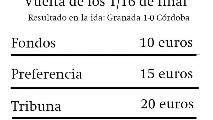 El partido de Copa será de abono