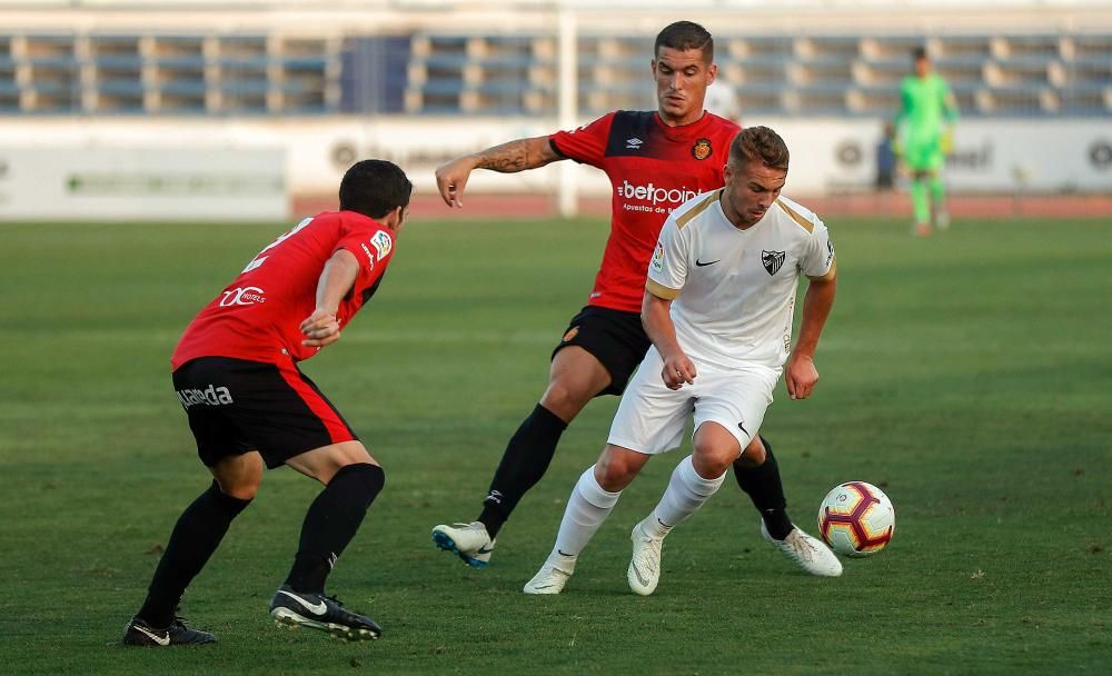 El Mallorca muestra su candidatura ante el Málaga