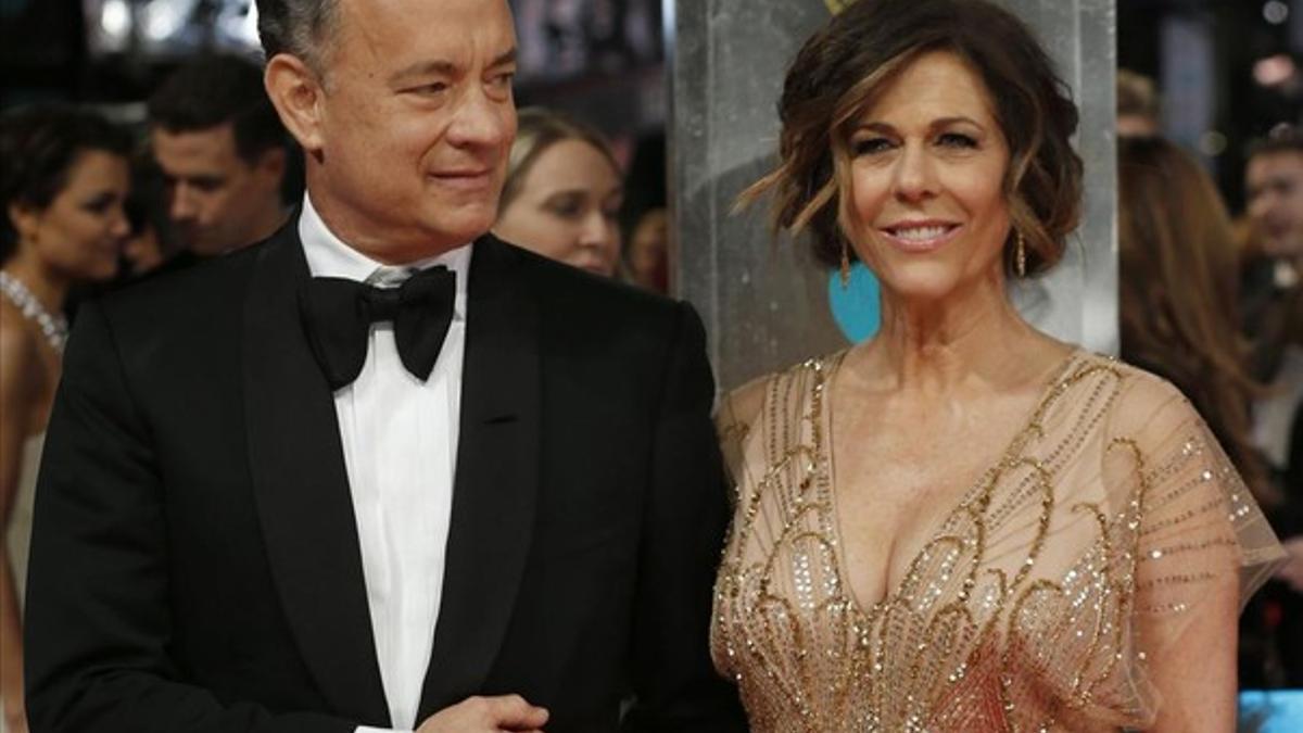 Tom Hanks y su mujer, Rita Wilson.