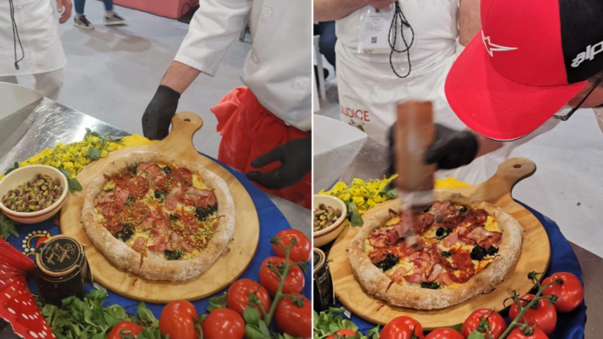 Así es la pizza canaria, que es una de las mejores del mundo