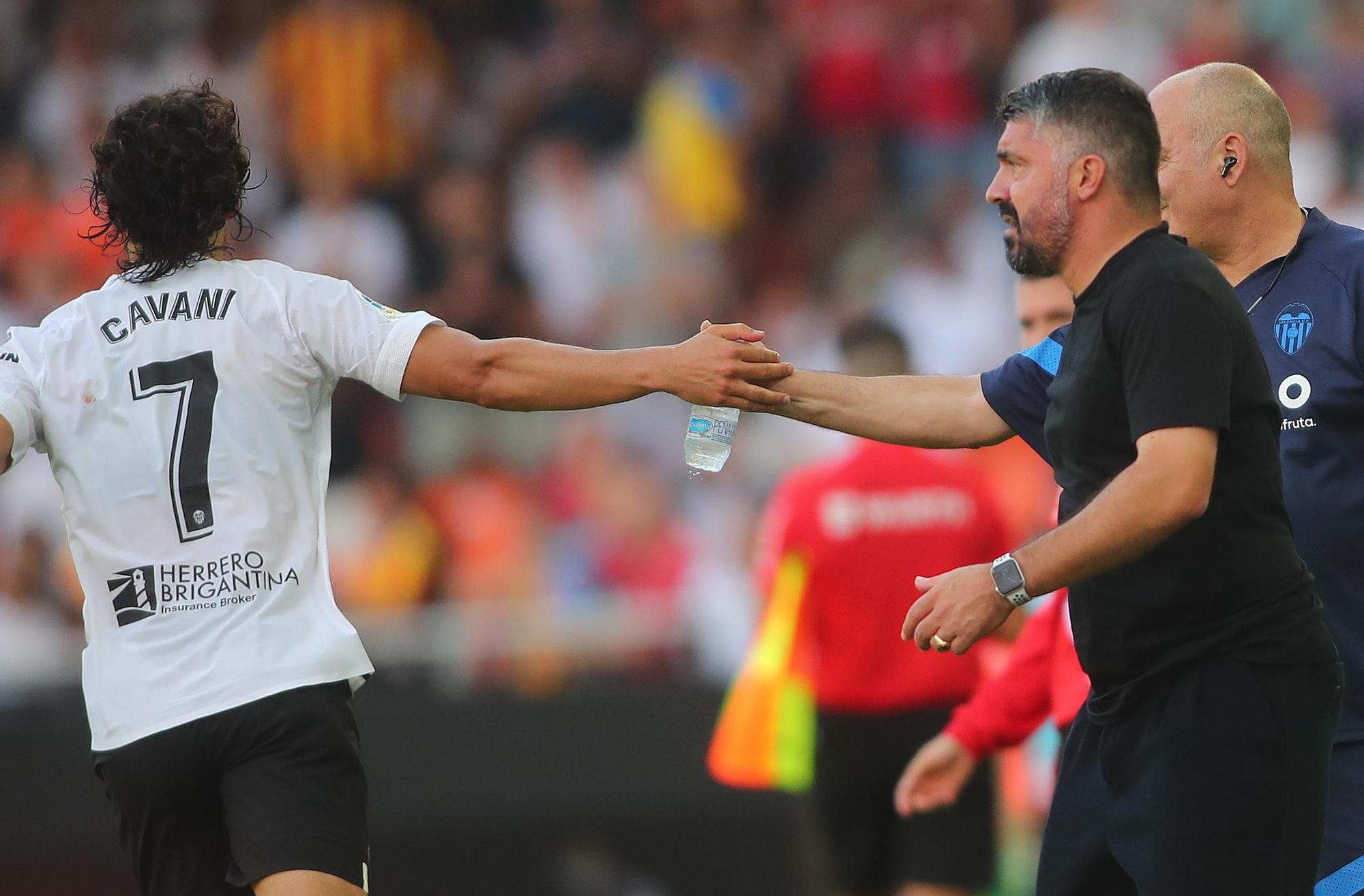 El empate entre el Valencia CF y el Elche en Mestalla, foto a foto