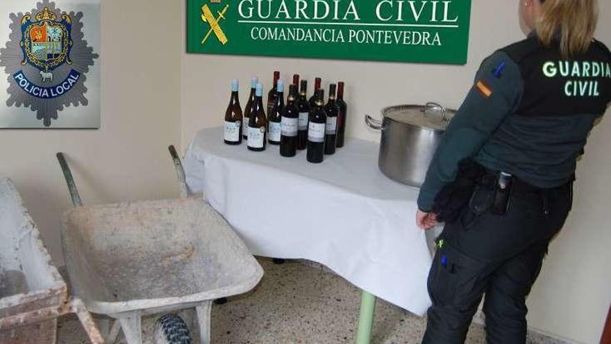 Efectos recuperados por la Guardia Civil. // FdV