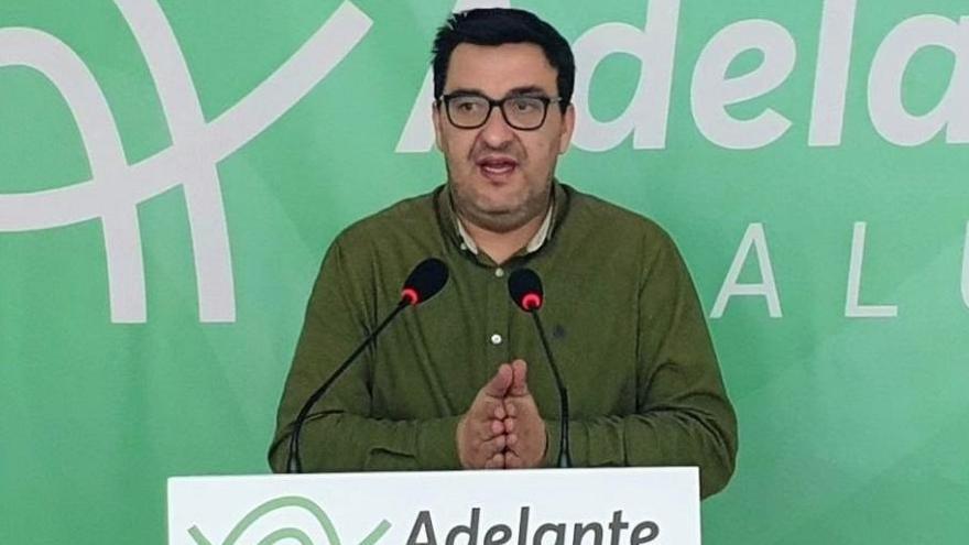 El diputado de Adelante Andalucía por Málaga, Guzmán Ahumada, en una imagen de archivo.