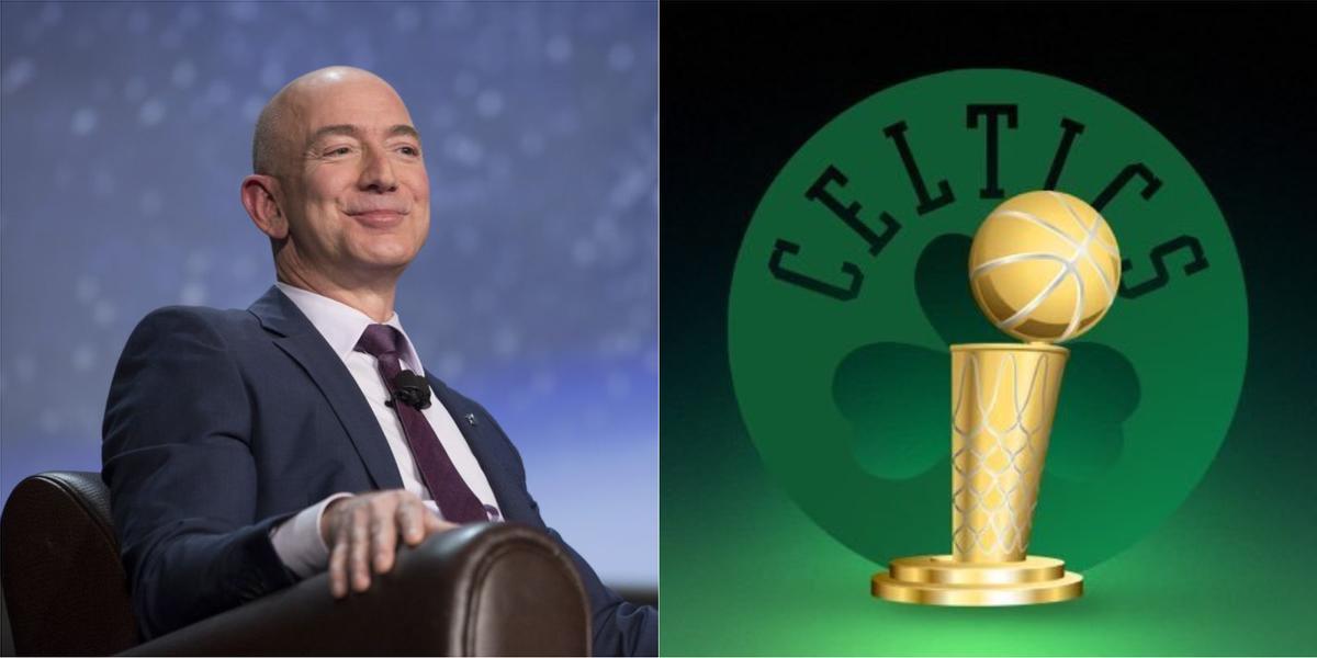Jeff Bezos, posible futuro propietario de los Boston Celtics