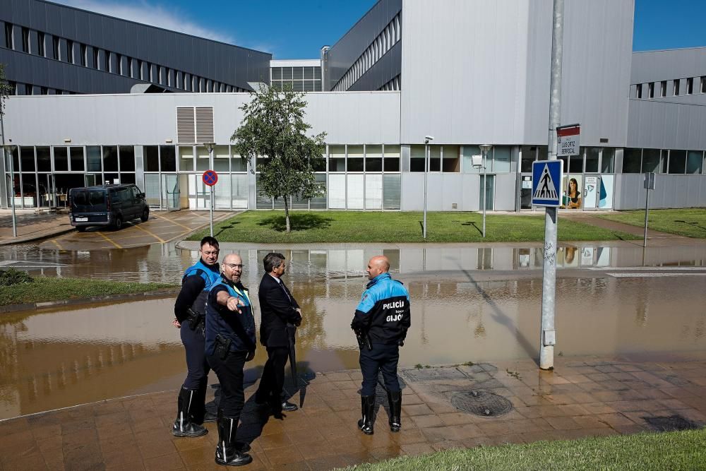 Inundaciones en Gijón