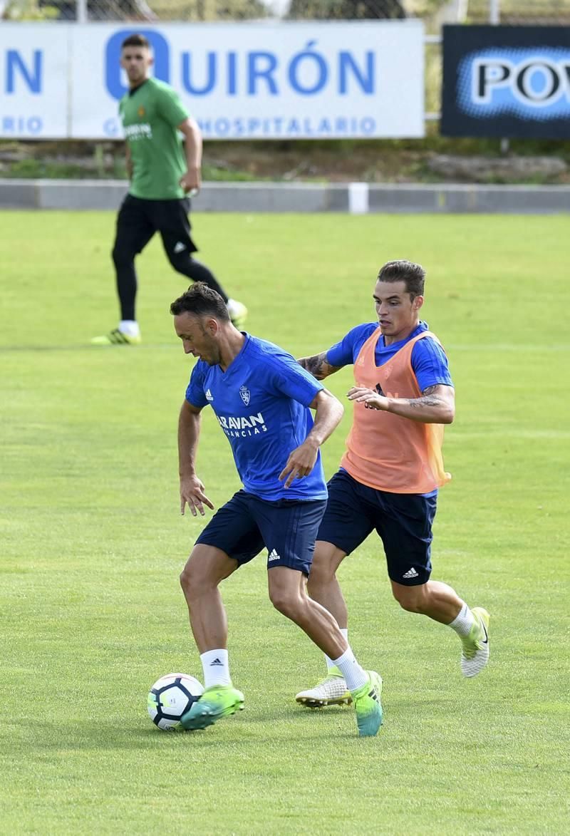 Primer entrenamiento del Real Zaragoza