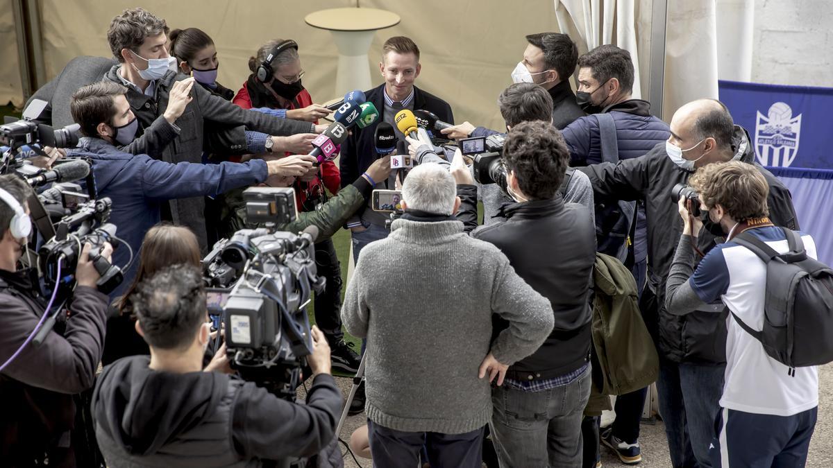 Patrick Messow, director deportivo del Baleares, valora a su rival en la Copa del Rey.