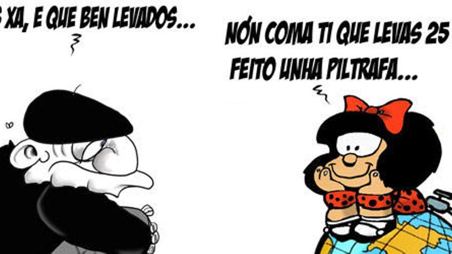 Creadores gallegos celebran con Mafalda su 50 cumpleaños - Faro de Vigo