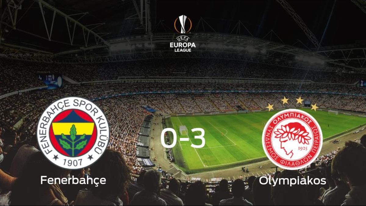 El Olympiakos Piraeus se lleva la victoria tras golear 0-3 al Fenerbahçe