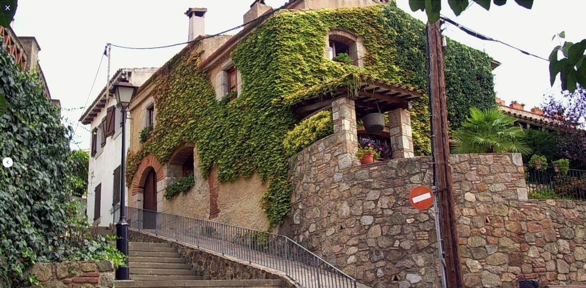 Un rincón de la localidad de Sant Vicenç de Montalt, en el Maresme.