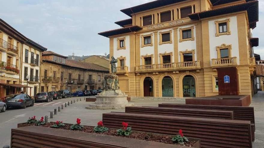 El teatro Riera de Villaviciosa.