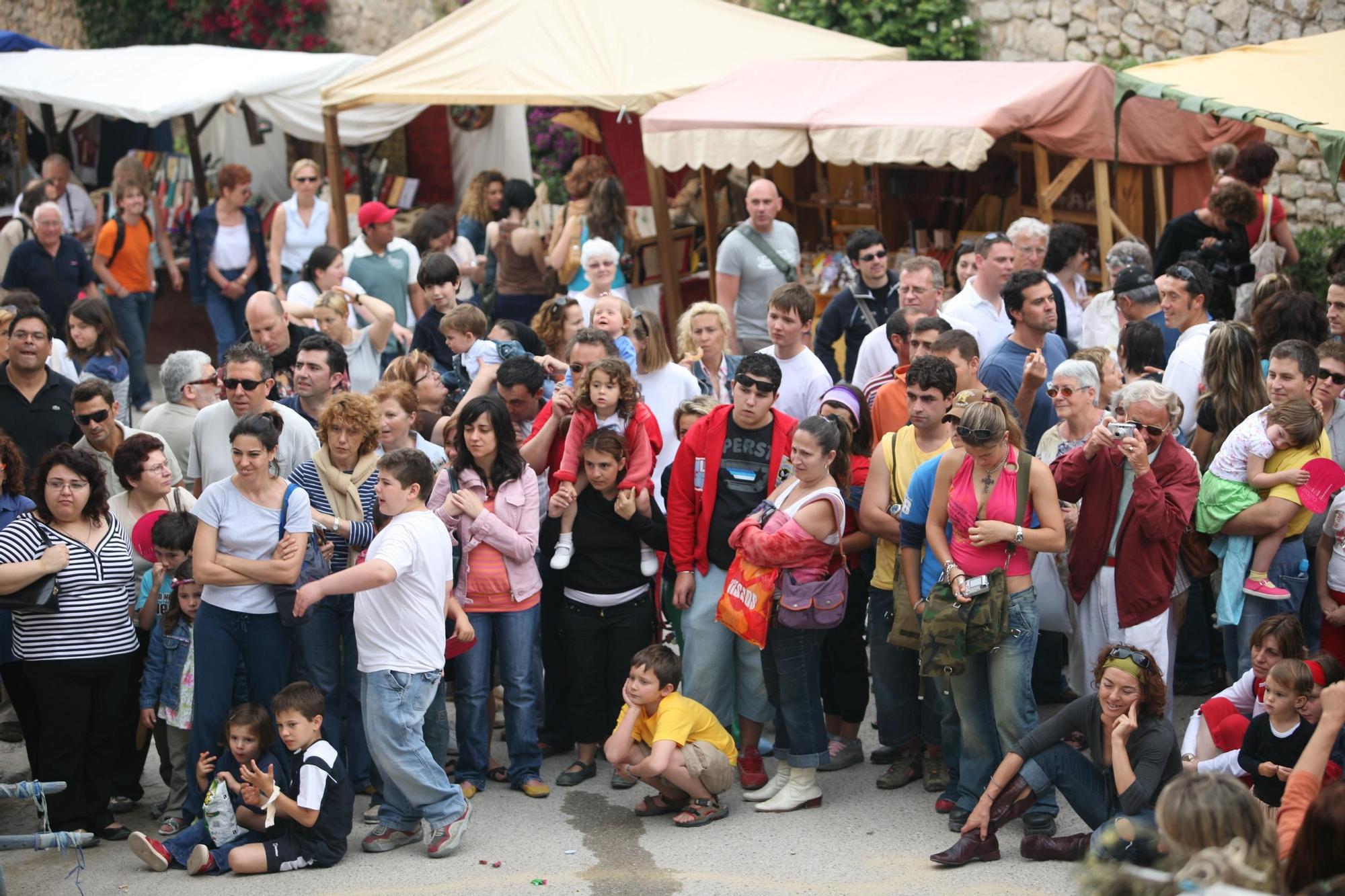 Edición de 2006 de la Feria Medieval de Ibiza.