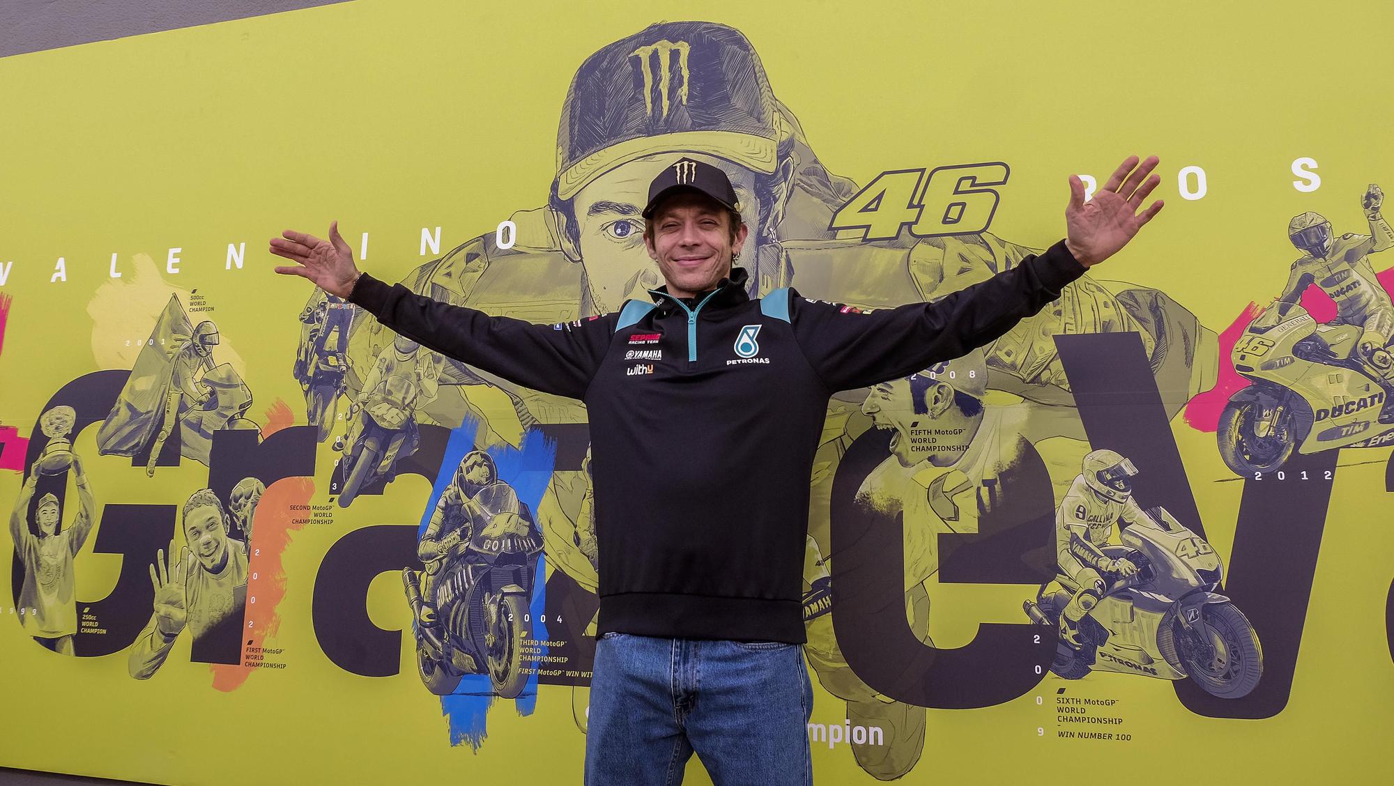 Valentino Rossi se despide en Valencia