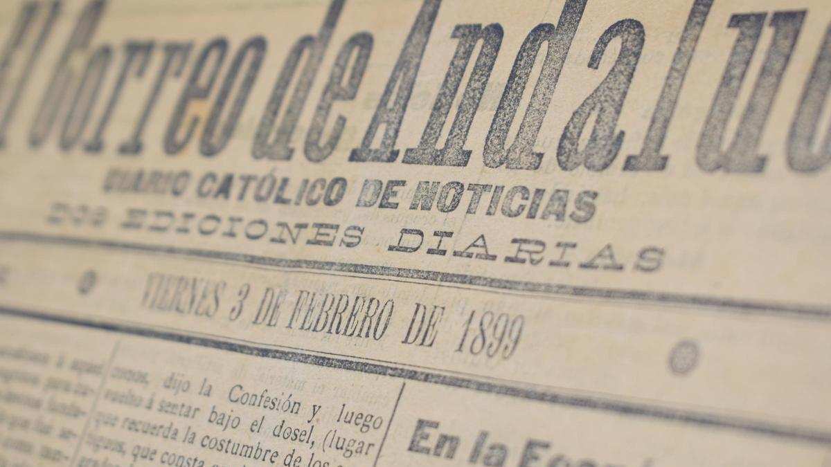 Ejemplar de El Correo de Andalucía del viernes 3 de febrero de 1899