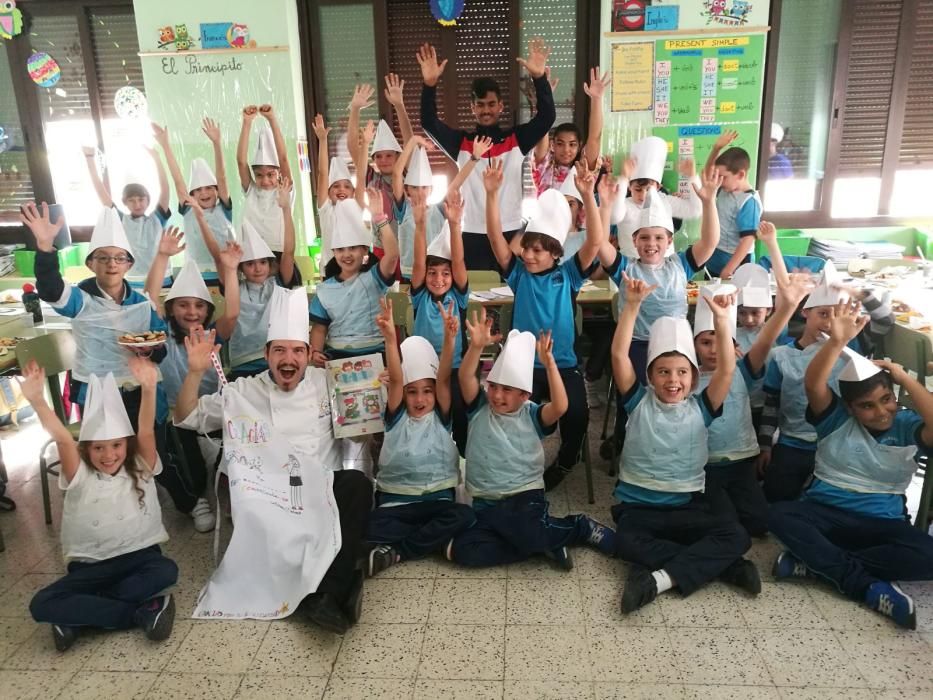 Taller con niños del cocinero Sergio Garrido