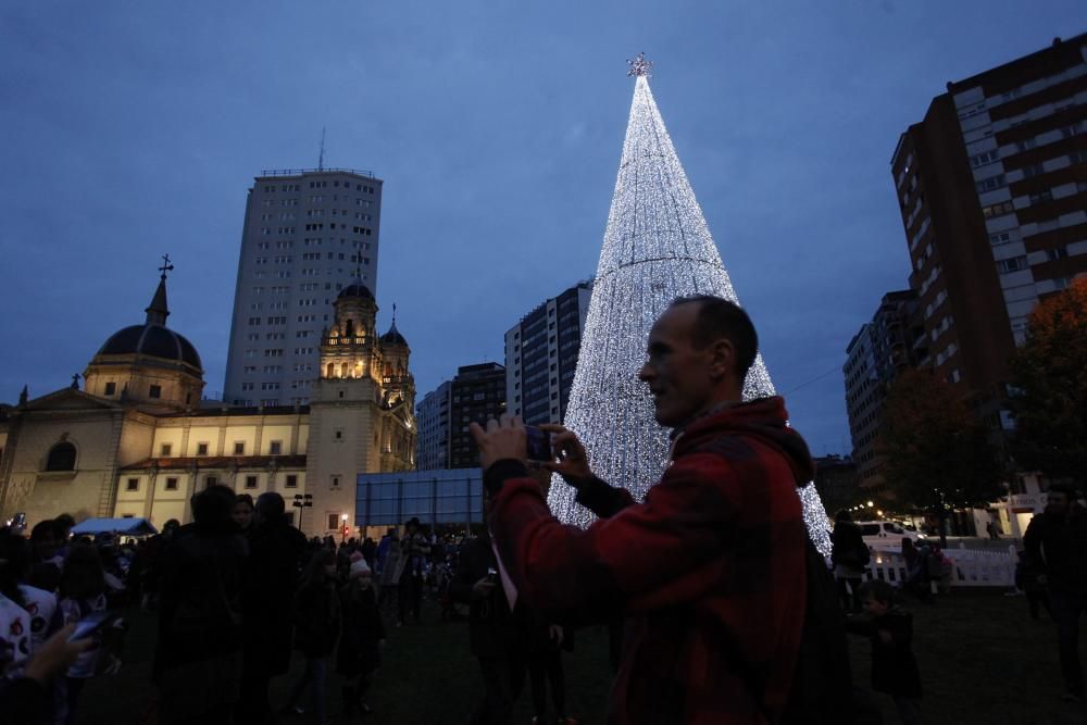 Luces de Navidad en Gijón