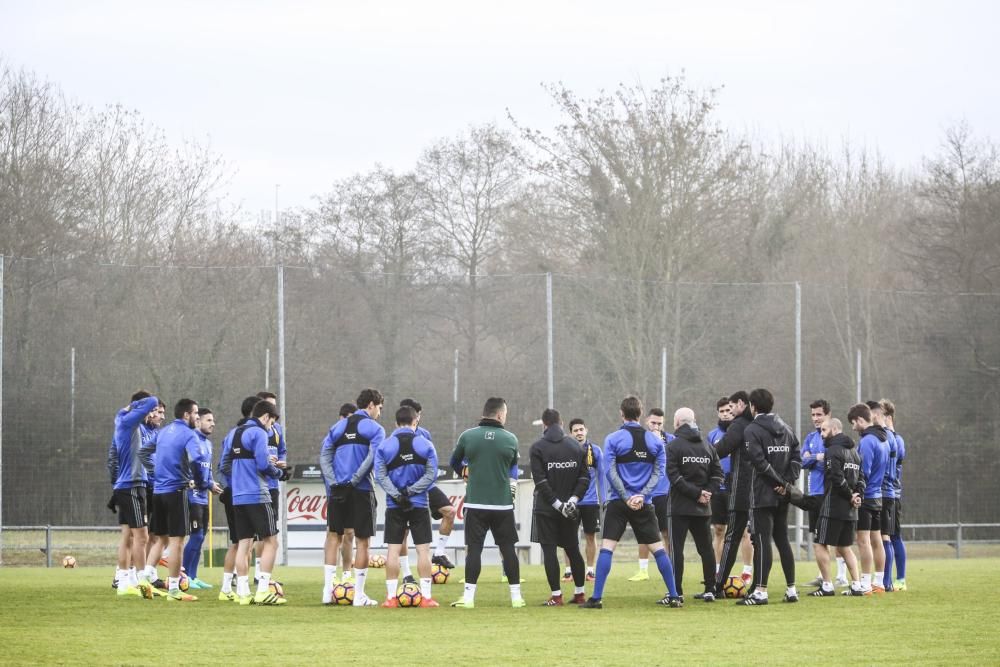 Entrenamiento del Real Oviedo