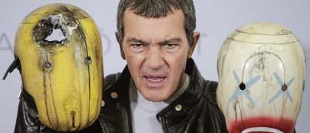 Antonio Banderas, el día de la presentación en Madrid de «Autómatas».