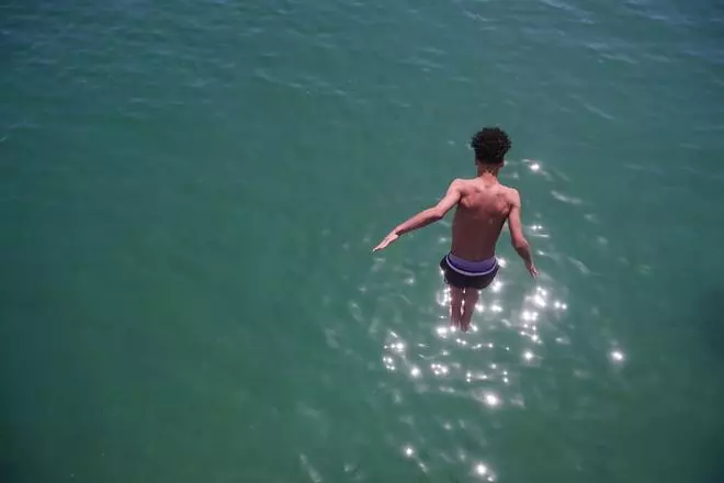 Día de calor extremo en A Coruña