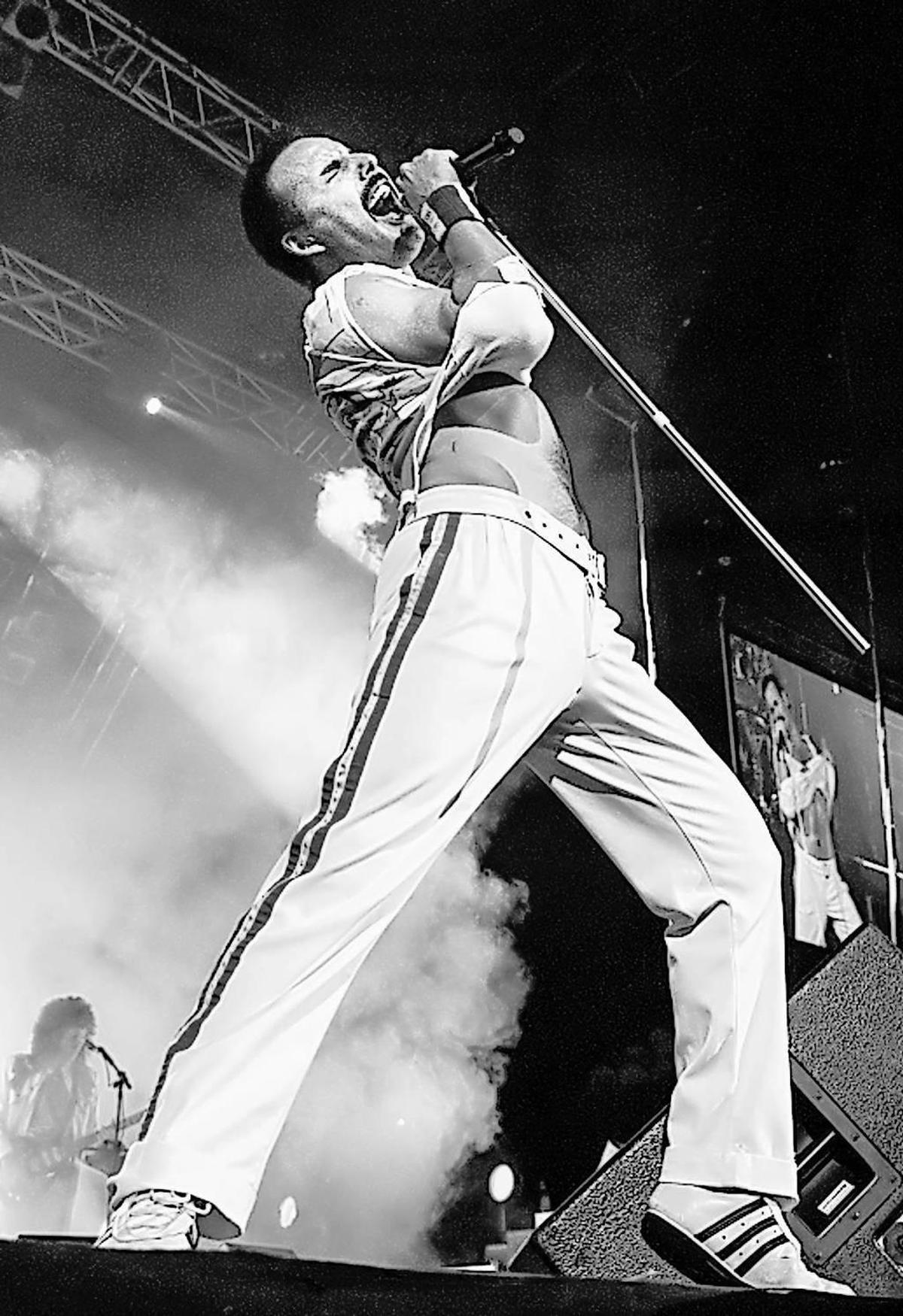 Pablo Padín, durante una actuación.