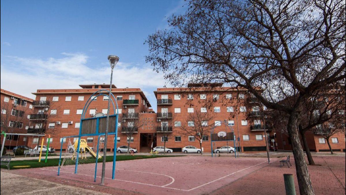 Parque de Cantalgallo, uno de los espacios verdes incorporados al inventario de bienes municipales.