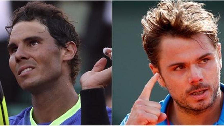 Rafa Nadal y Stan Wawrinka.